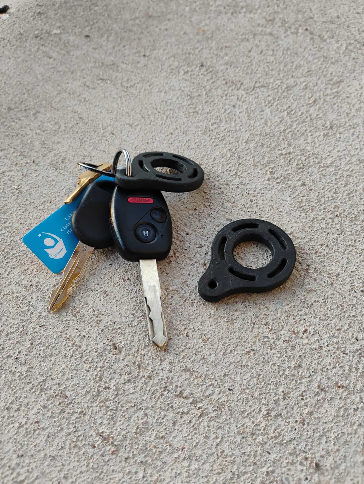 Cloudial on a keyring