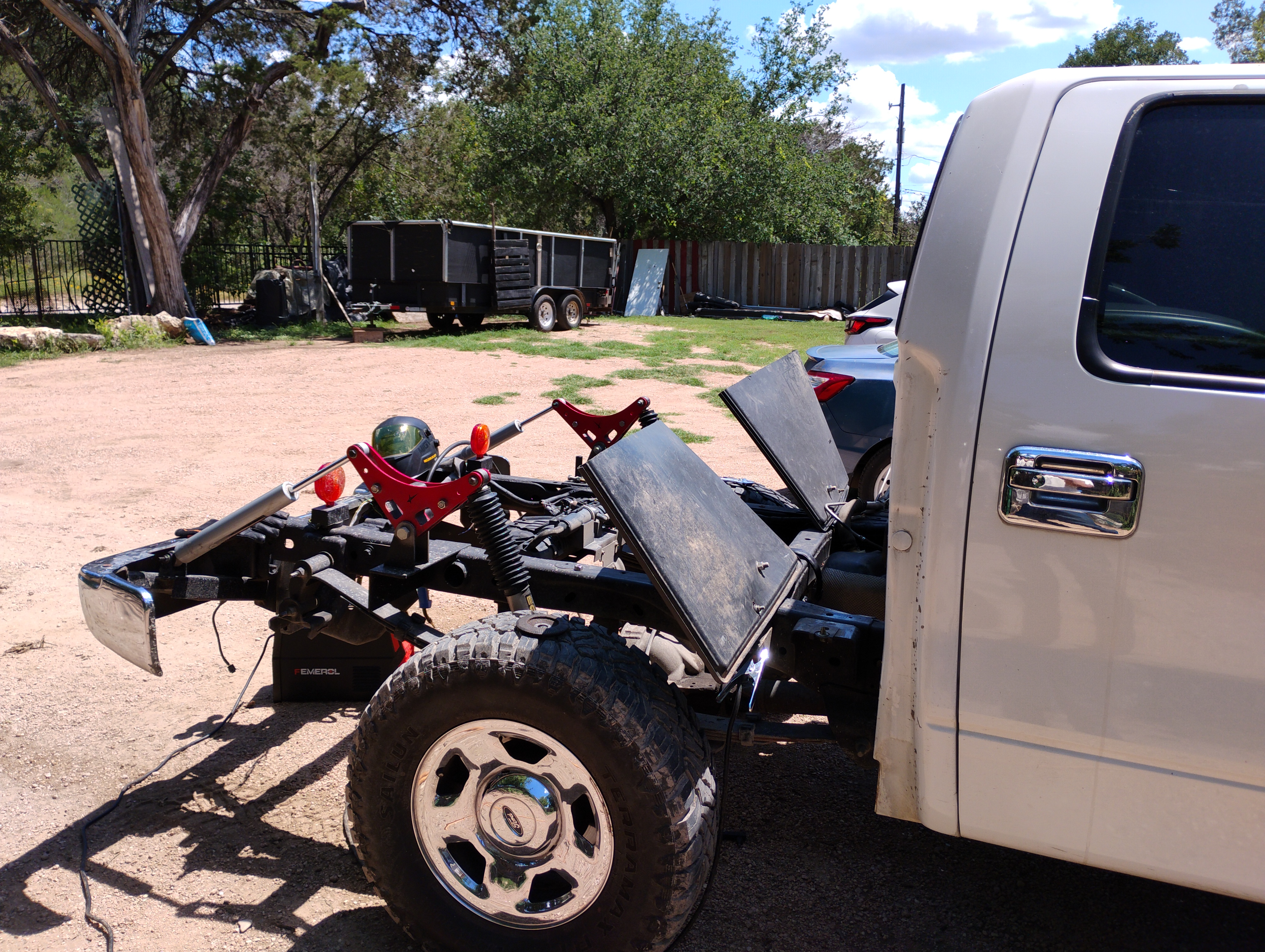 F150 post-runner pushrod suspension — rocker 3
