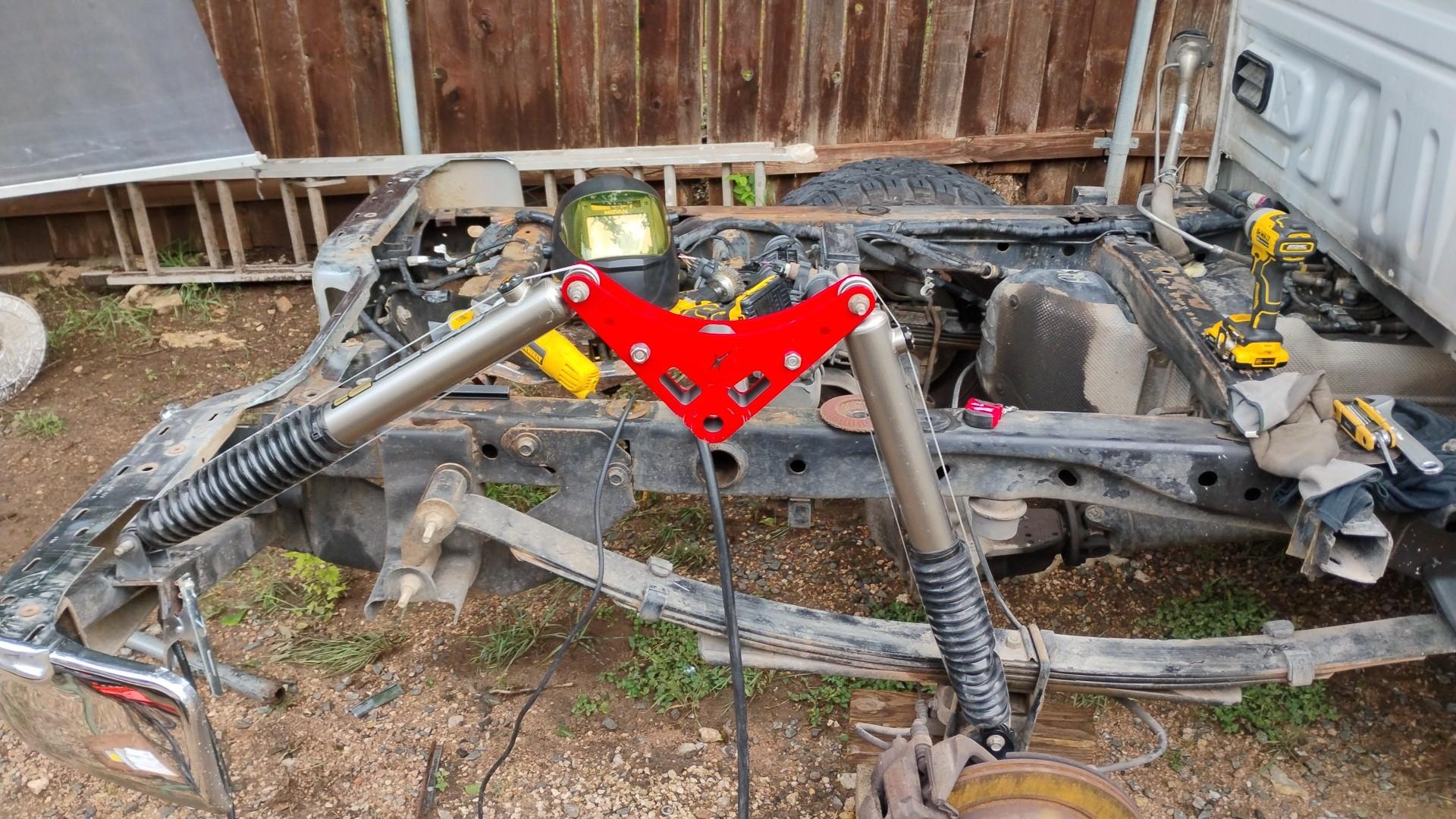 F150 post-runner pushrod suspension rocker